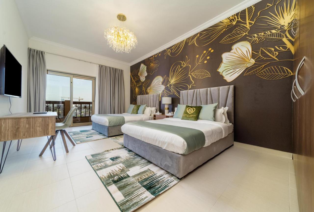 Globalstay At Palm Jumeirah Beachfront Paradise With Pool And Gym Dubái Exterior foto